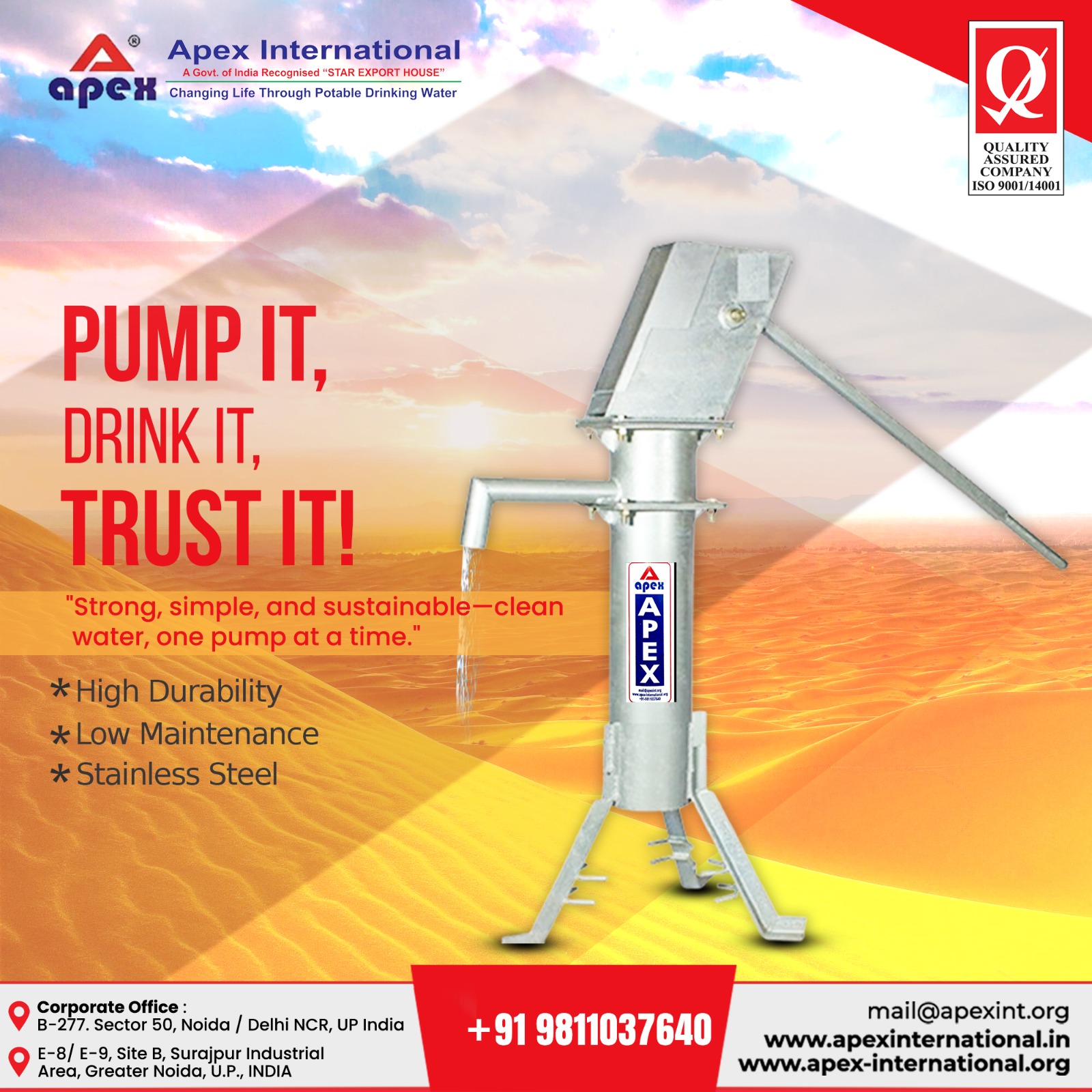 Afridev Hand Pump Manufacturer